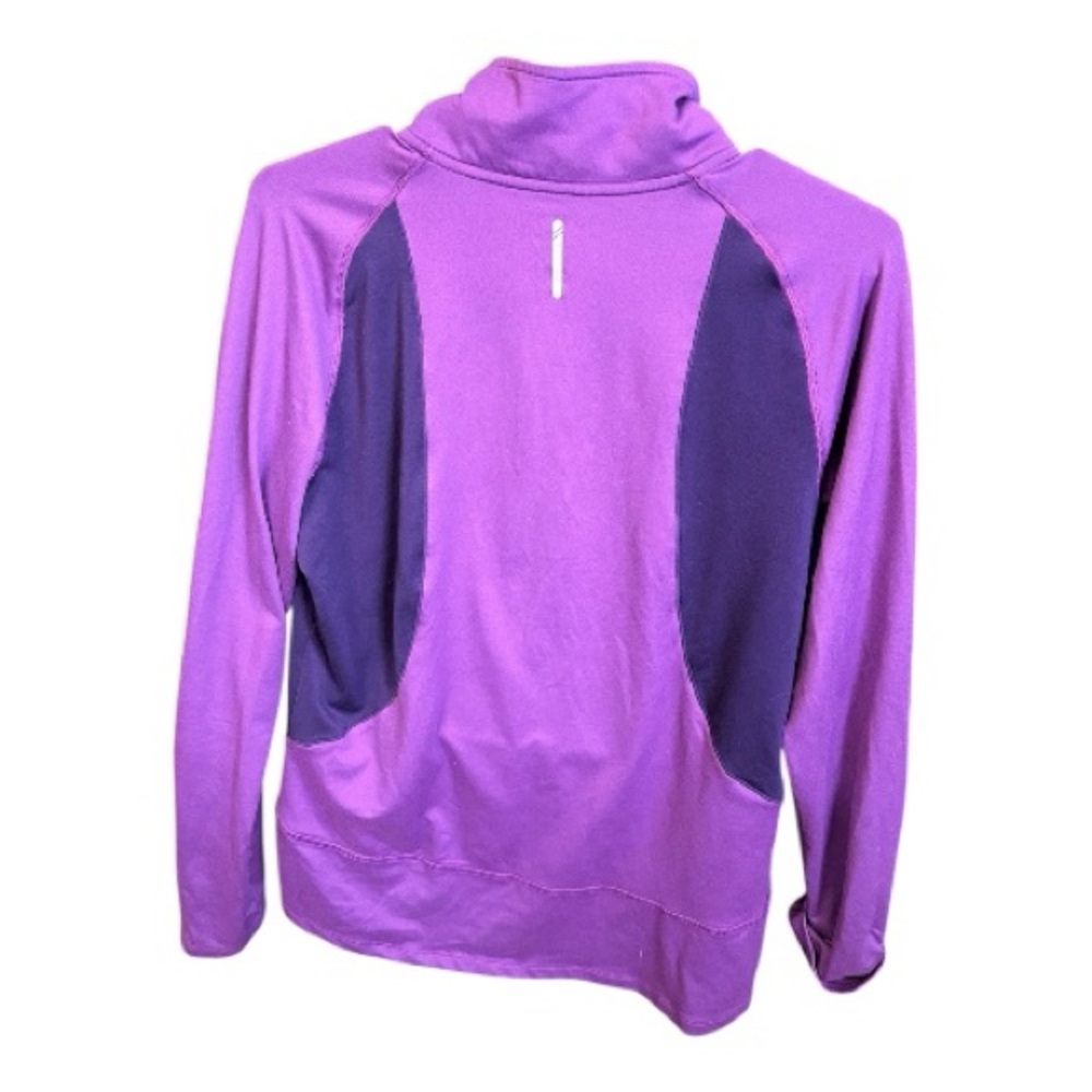Champion Women's Purple Quarter-Zip Athletic Top Size Large EUC Gym Ready - Picture 4 of 6